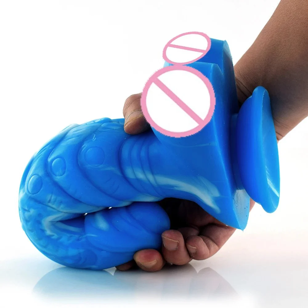Fantasy Imitated Dragon Anal Plug Women Vagina Massage Wand Lifelike Animal Sex Toys for Man Masturbators