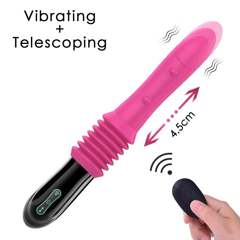 Rechargeable Electric Remote Control Automatic Masturbator Sex Toy Thrusting Telescopic Dildo Gun Machine