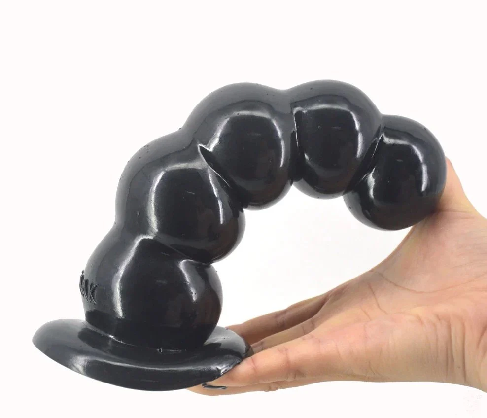 Bead Butt Plug Thick Anal Plug Toys for Men Women Sex Toy
