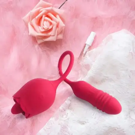The second generation rose tongue female erotic tongue licking backyard masturbation anal plug adult products