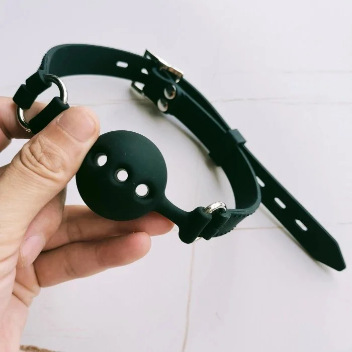 Novelty SM Sex Toys Leather Bondage Restraint Harness with Ball Gag for Adult Men and Women Sex Play