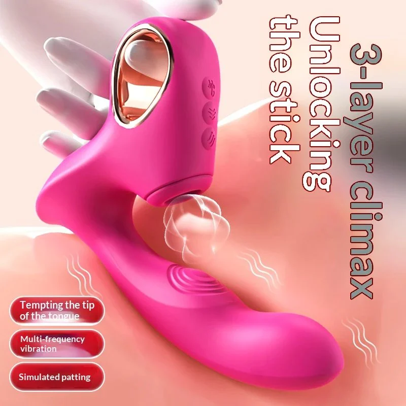 Rechargeable Suction Tapping Personal Massager Waterproof Body Relaxation Toy for Female Daily Care