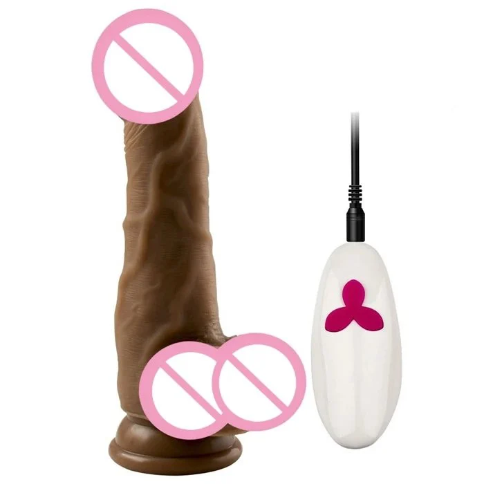 Dildo Powerful Vibrator with Suction Cups for G-Spot Clitoral & Anal Stimulation Adult Sex Toy