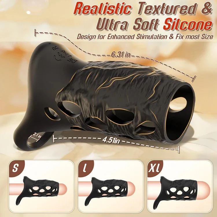 10 Powerful Vibration App Male Delayed Ejaculation Cock Ring for Men Masturbation
