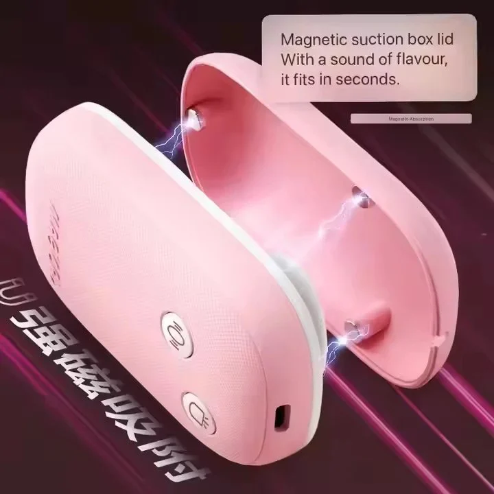 External suction and internal shock Fun vibrating egg portable storage adult toy supplies
