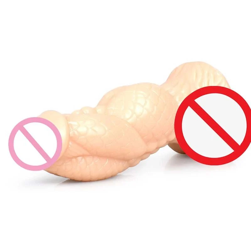 Dildo Artificial Plastic Penis Sex Toy Realistic Dildo Soft Mushroom Head Dildo