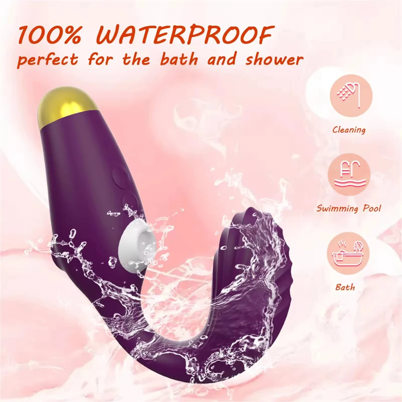 USB Rabbit Vibrator with 10-Speed Gentle Air Vibrations & Sucking for Clitoral Nipple Anal Stimulation-Female Orgasm Masturbator