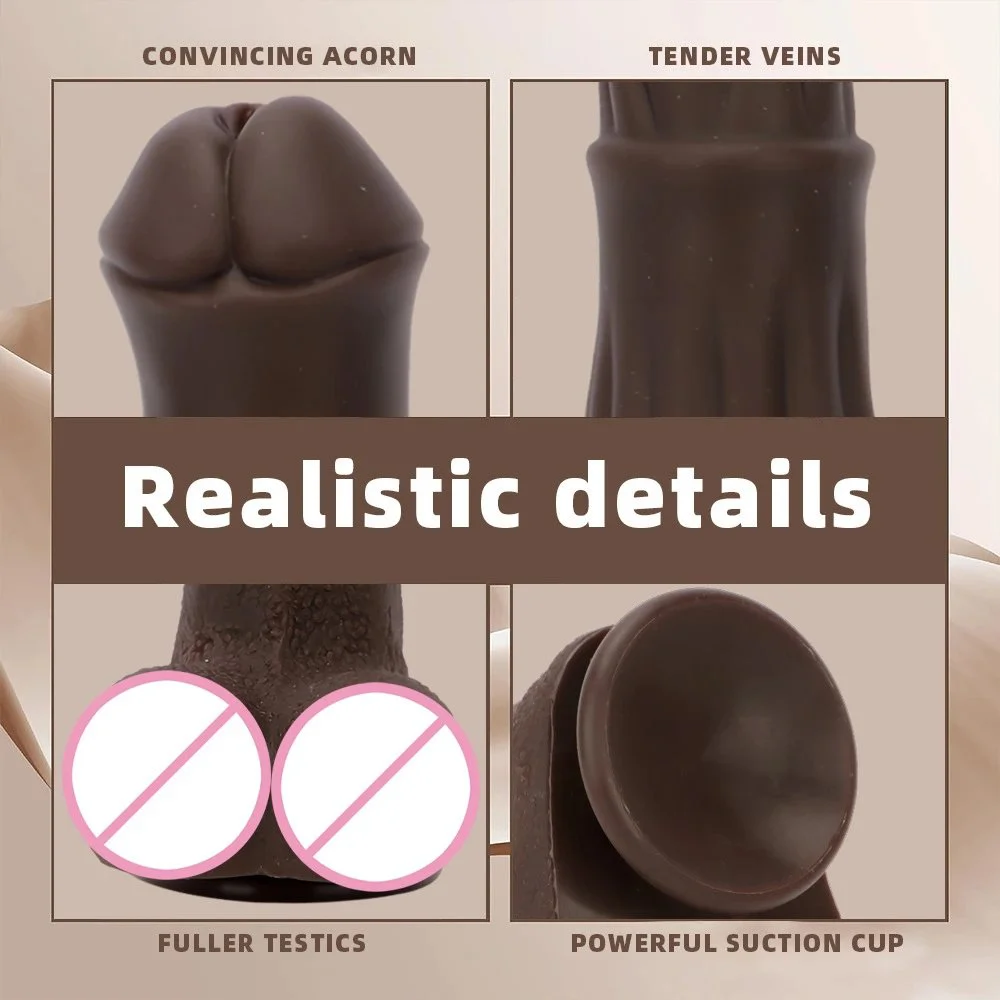 Remote Control G-Spot Prostate Heating Stimulation Silicone XL Large Realistic Horse Penis Thrusting Dildo Vibrator for Women