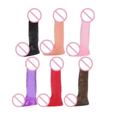 Mini Steel Dildo Realistic Suction Cup Multi Color Crystal Penis Female Adult Toy Intimate Product