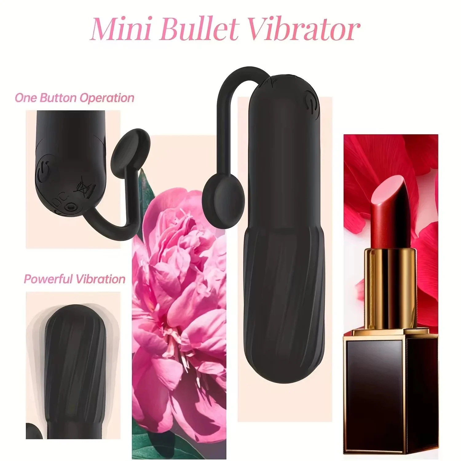 Rechargeable Bullet Vibrator Powerful Clitoris Stimulator Vibrating Bullet g Spot Vibrator Toy