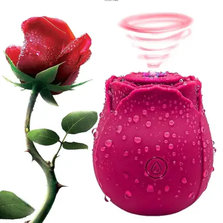 Waterproof Rose Vibrator Manufacturer Cheap Price Rose Toys Nipple Clitoral Sucking Rose Vibrator Sex Toys for Woman