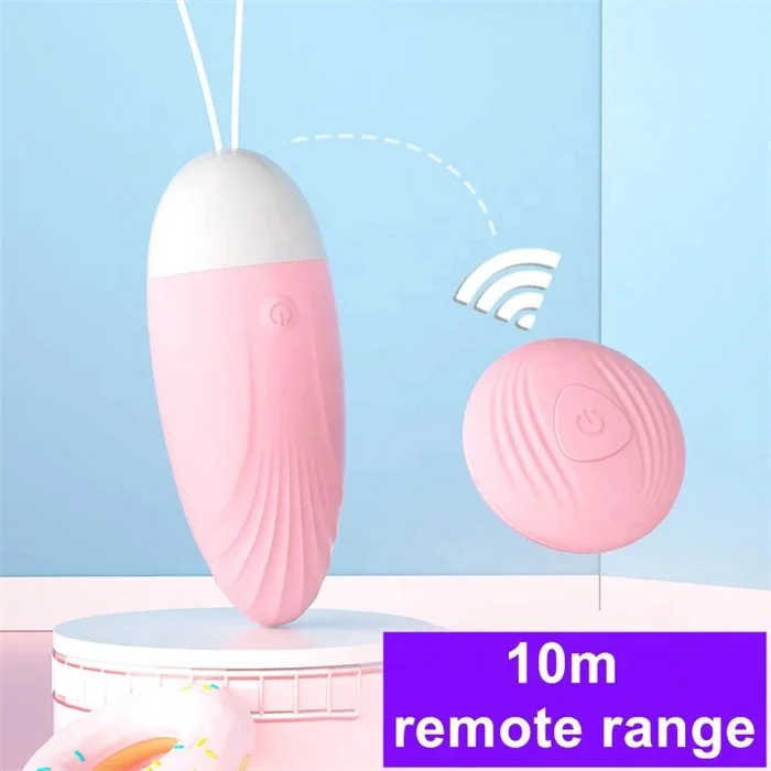 USB Rechargeable 10 Frequency Silicone Kegel Ball G-Spot Vibrators Sex Toys with Remote Control