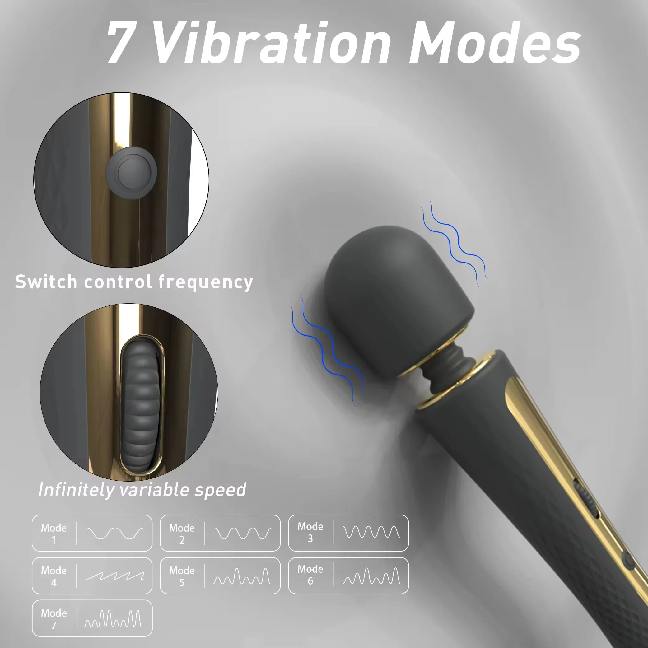 NEW Clitoral Vibrator AV Video Magic Wand Massage Wand Vibrator Sex Toy for Women