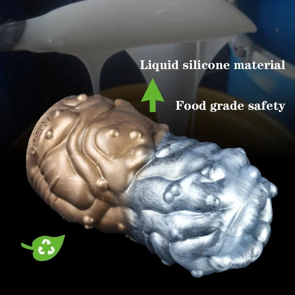 6 Inch Sex Aircraft Cup Pussy Toys alien Liquid Silicone for Men