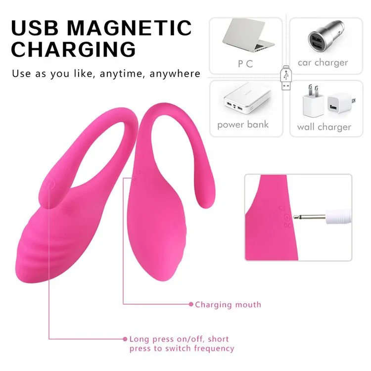 USB Sex Toys for Women Wireless Egg Vibrator 9 Modes App Controlled Vibrator Whale
