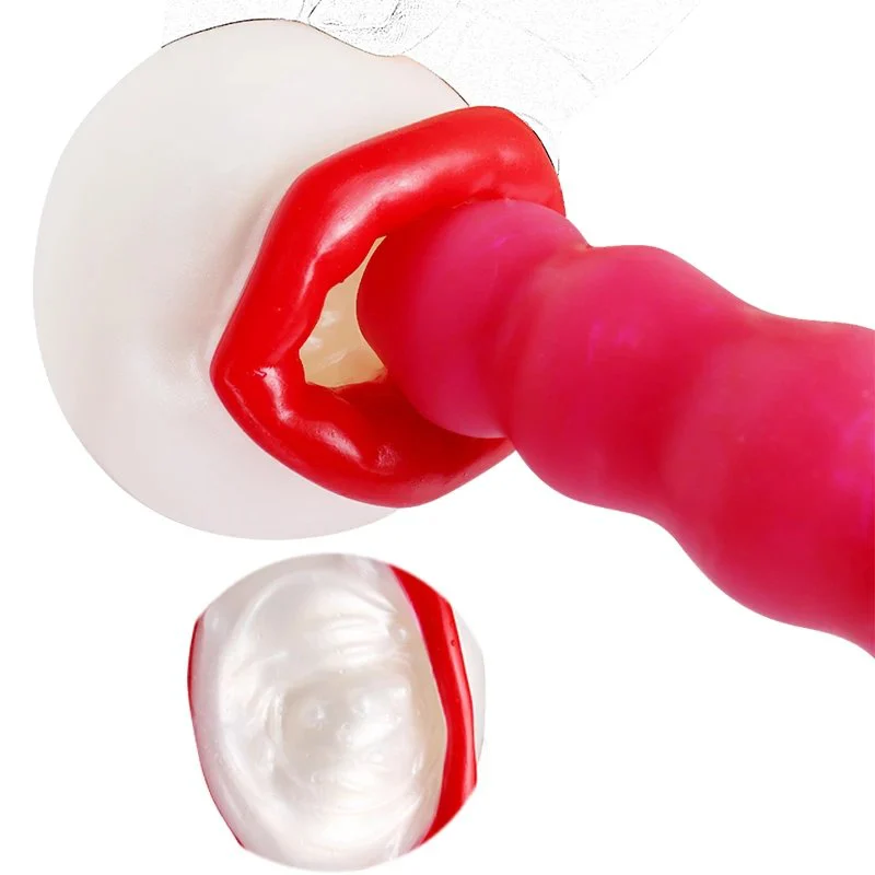 8 5.5cm Aircraft Cup Oral Simulator Masturbator for Men Pocket Fully Mouth Masturbation Support
