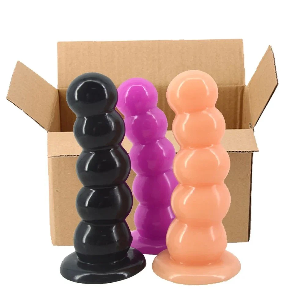 Bead Butt Plug Thick Anal Plug Toys for Men Women Sex Toy