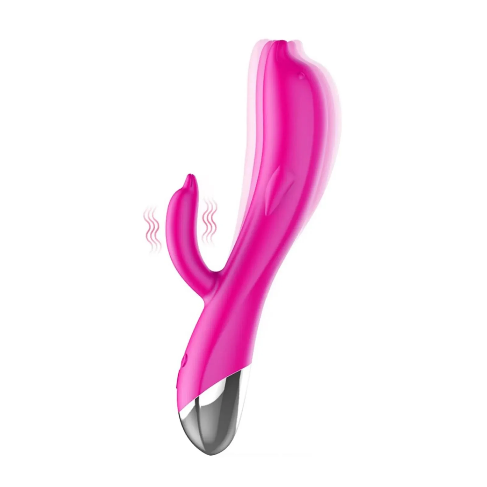 Rechargeable Soft Silicone Women Pleasure Tools Clitoris Stimulator Vaginal Anal Nipple Massager G-Spot Rabbit Vibrator Dildo
