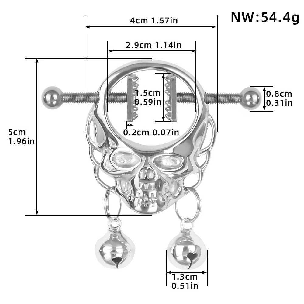 Leather Collar With Nipple Clamps Bondage for Couples Sex Toy,Sex Bondage Leather Breast Restraints for Women