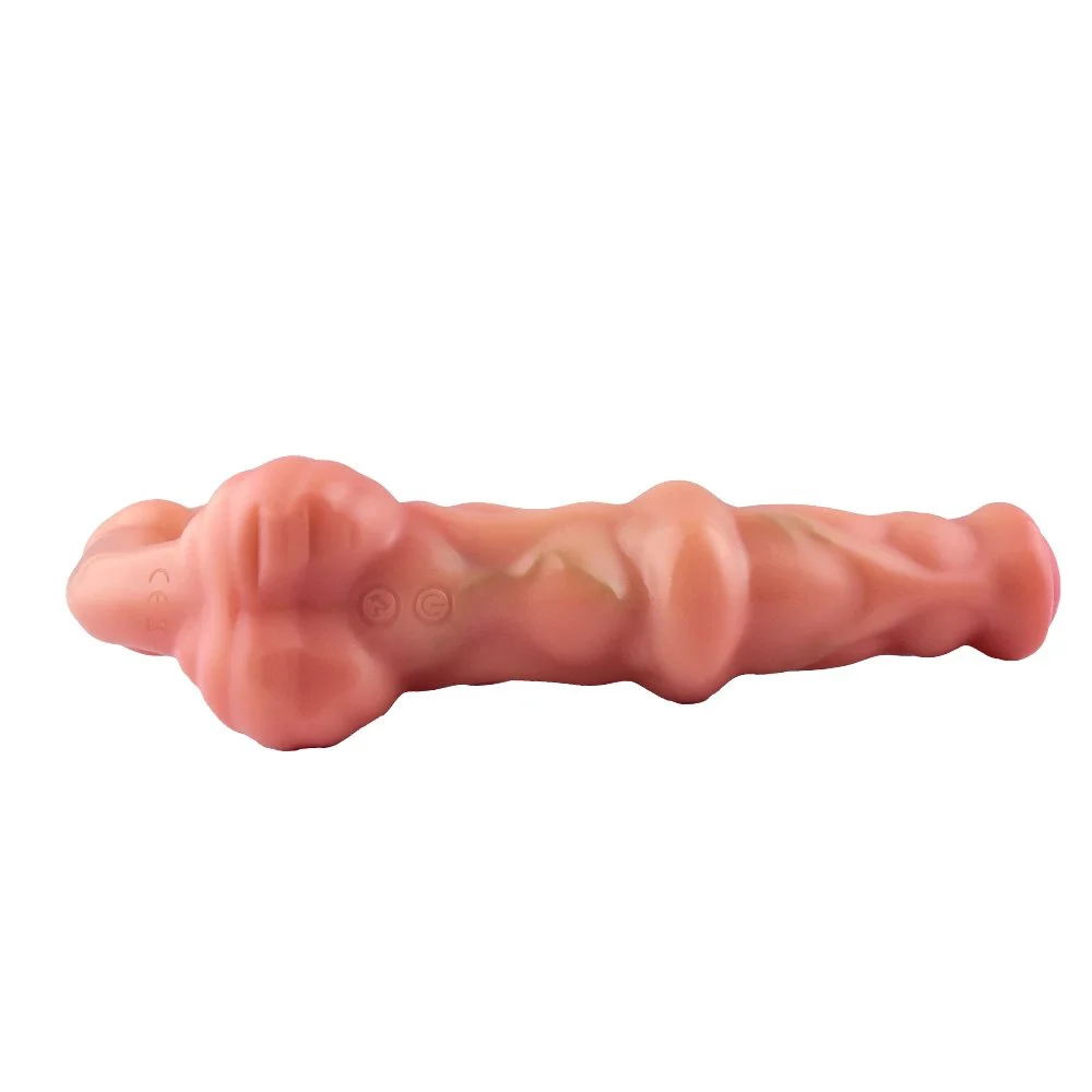 Double-head Vibrator Vaginal Massage Clitoral Stimulation Vibration Horse Penis Silicone Female Masturbator Sex Toys