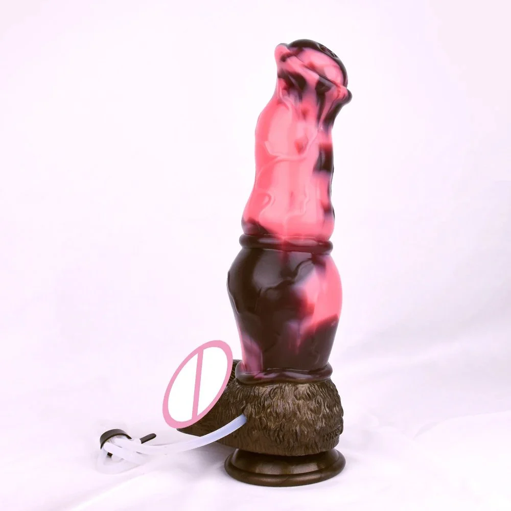 Beginners Sex Toy Squirting Dildo Ejaculating Penis Strong Suction Cup Soft Dildo for Women