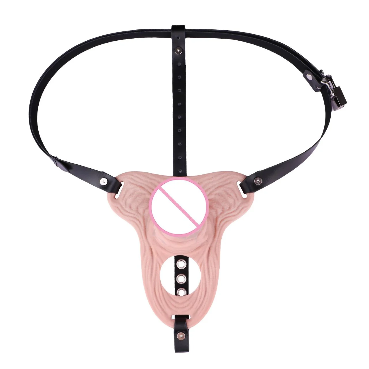 Male Penis Chastity Cages for 2 Types of Restraint Straps Suitable for Male Sex Toys