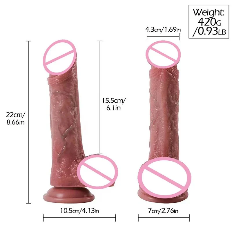 Remote Control Heating Thrusting Swings Automatic Realistic Silicone Dildo Big Long XXL Anal Dildo Vibrator for Women Sex Toy