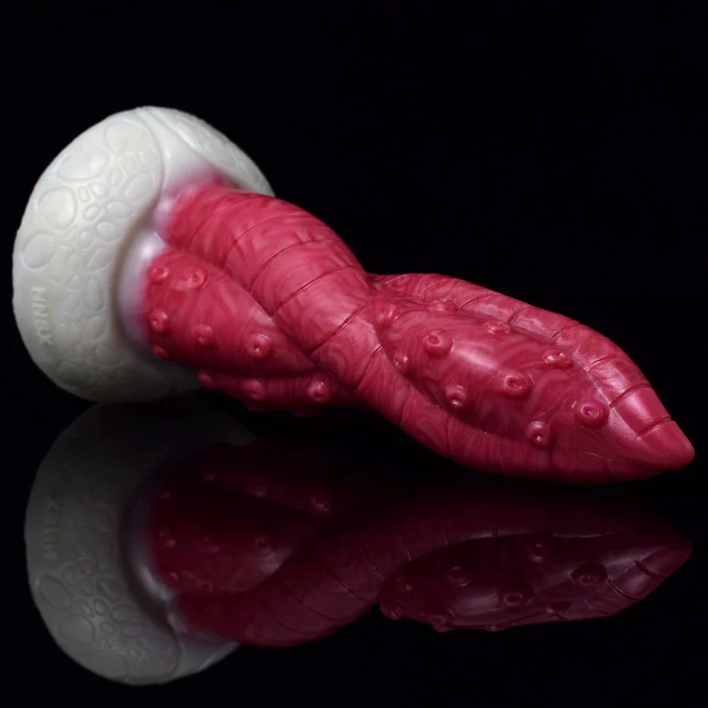 Octopus Shape Liquid Silicone Long Soft Sex Toys Dildos for Women Men