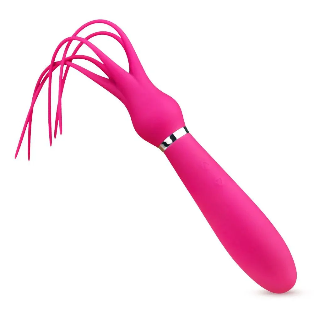 Vibrator Octopus Sexy Flirting Whip Handle SM Whip Sex Toy for Couple Play Spanking