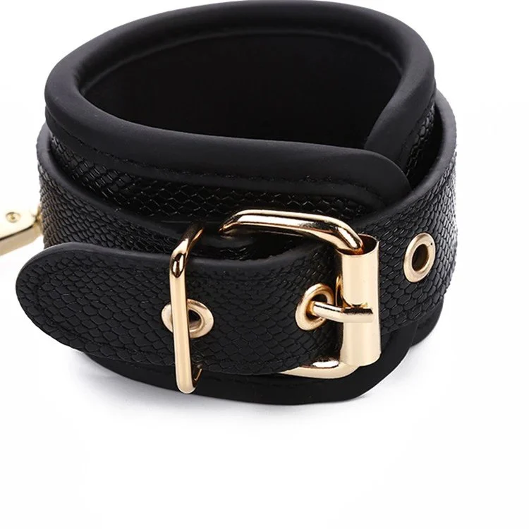 Leather PU Handcuffs Other Sex Toys for Couple