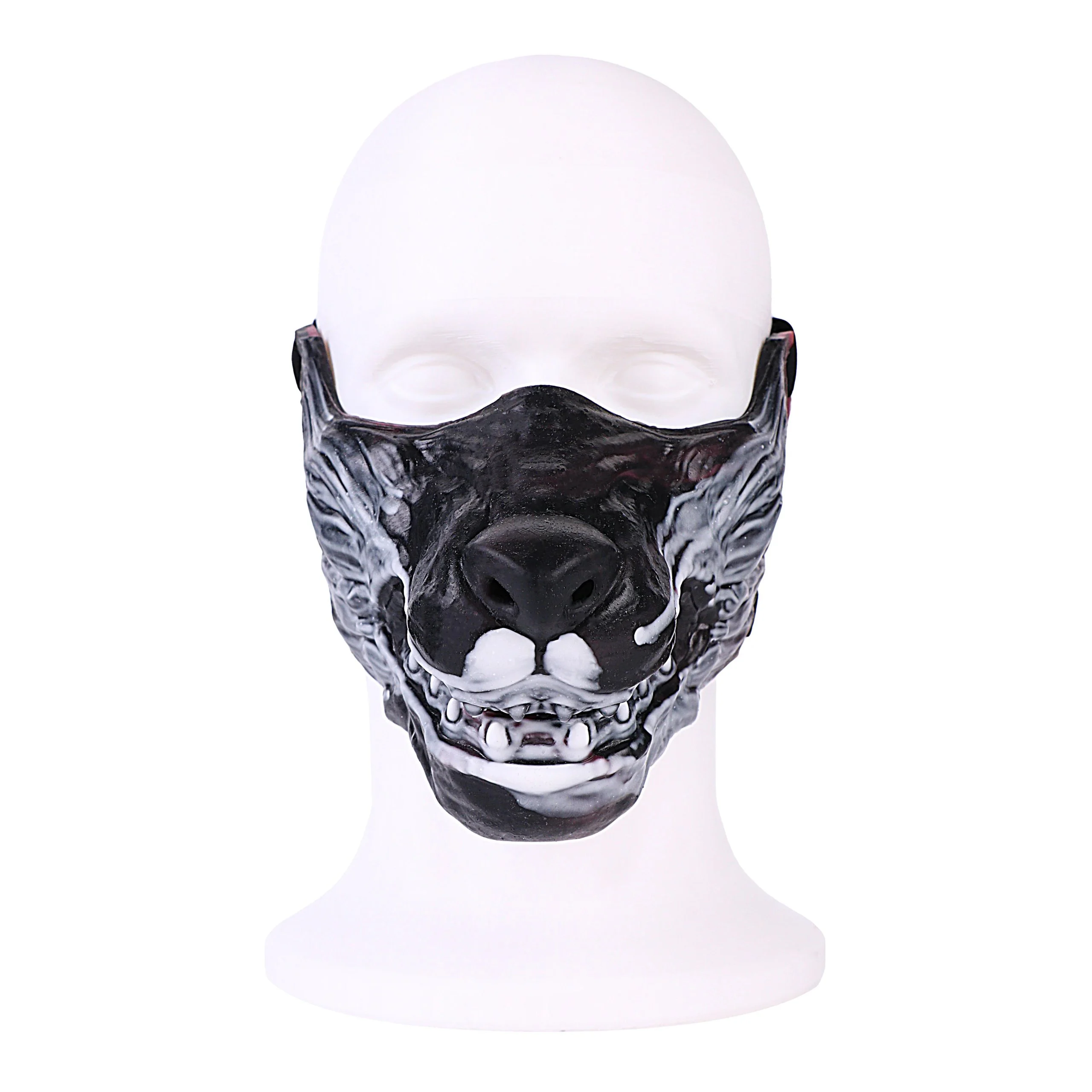 High-Elastic Silicone Fetish Sex Toy Masks for Roleplay, Dark Style Cosplay Accessories for Adult Products