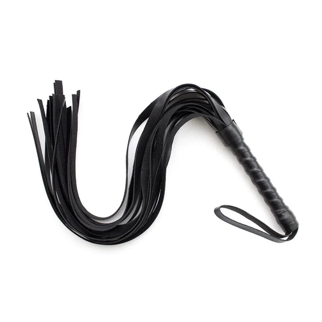 Leather Flogger Whip for Adult SM Play Sex Toy for Pleasure & Role Play