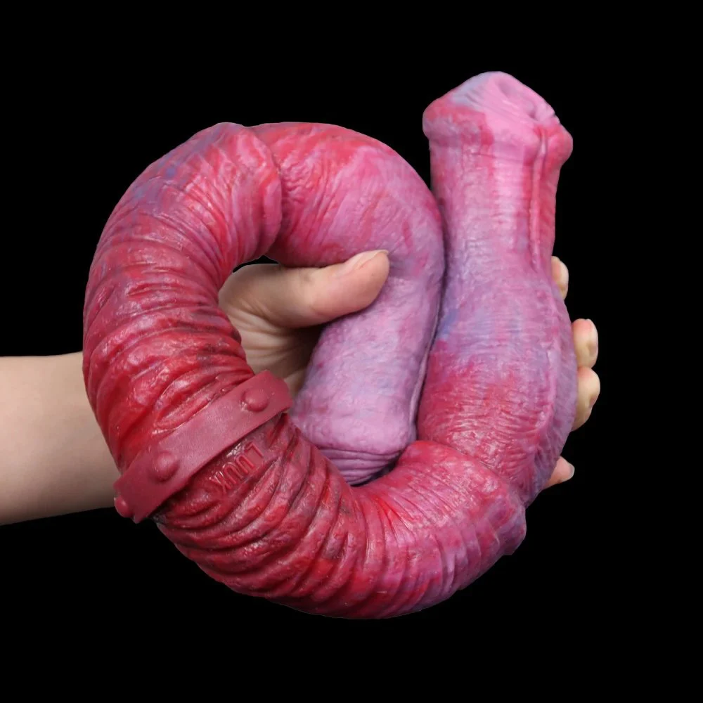 Color Lesbian Super Long Dildo Double Head Rubber Rod Huge Cock Penis for Women Sex Adults