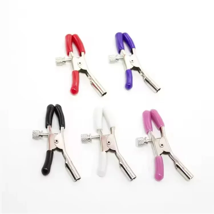 Metal Nipple Clip Clamp Adult Game Toy Durable Stainless Steel Adjustable Erotic Couple Intimate Play Supplies