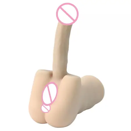 Lnovative Design Big Dildo Hermaphrodite Pocket Pussy Anal Men Masturbator Vagina Sex Toy