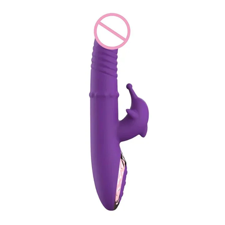 Flexible Silicone Thrusting Dildo Vibrator Vaginal Masturbators Clitoris Stimulation Rabbit G Spot Vibrator for Women Sex Toy