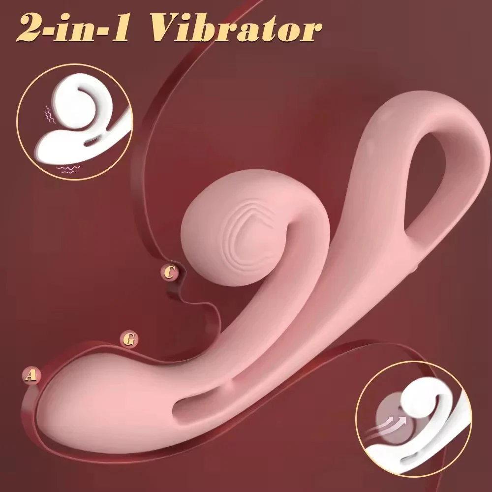 Women's Erotic Toys Vibrators for Self-Pleasure Including G-Spot Wand Dildo Sucking Tongue USB Power Supply