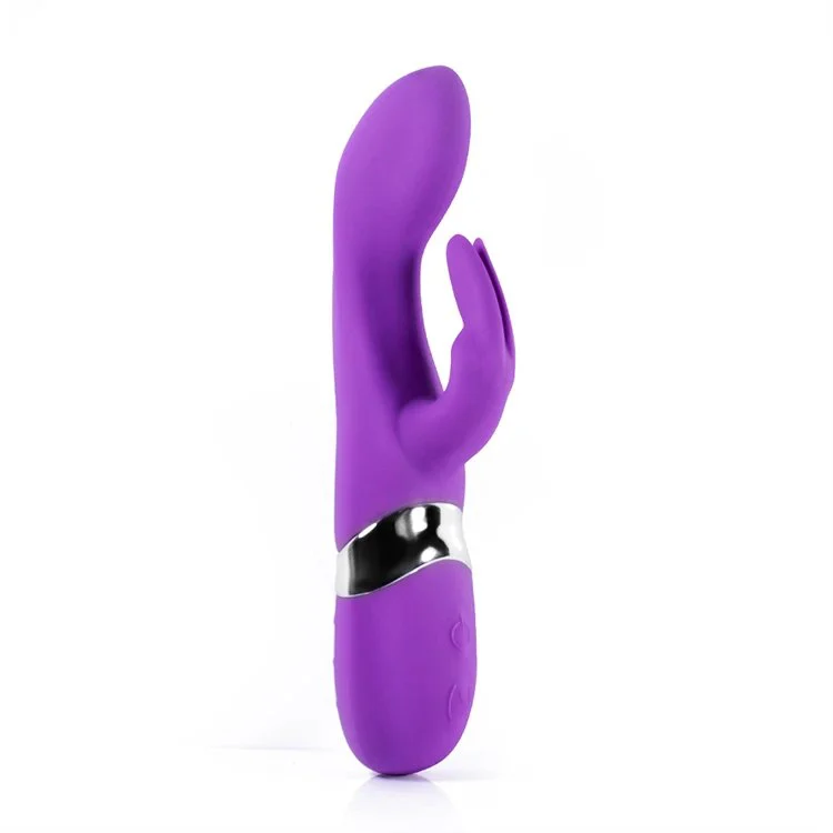 Vibrator G Spot Dildo Dual Vibration Female Vagina Clitoris Silicone Rabbit Vibrators 7 Speed Sex Toys for Woman