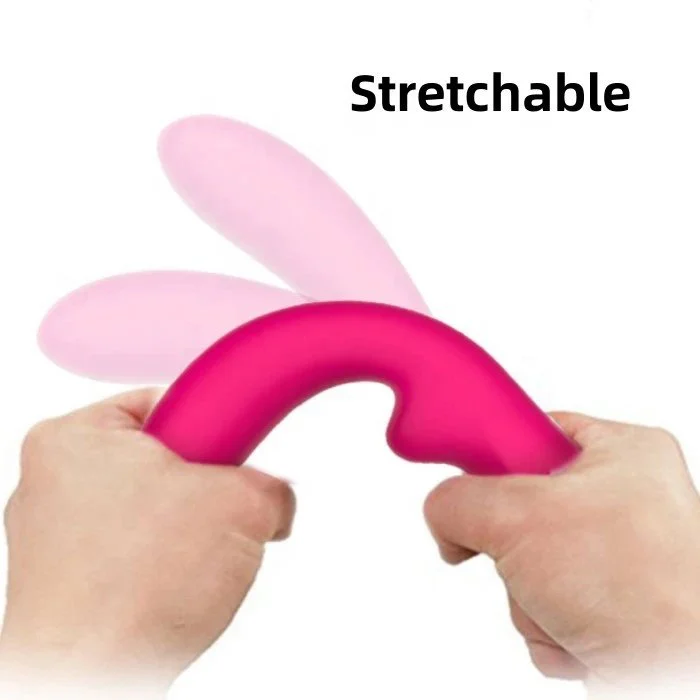 USB Rechargeable 10 Frequency Silicone Dildo Vibrator Powerful G-Spot Glimmer for Female Masturbation
