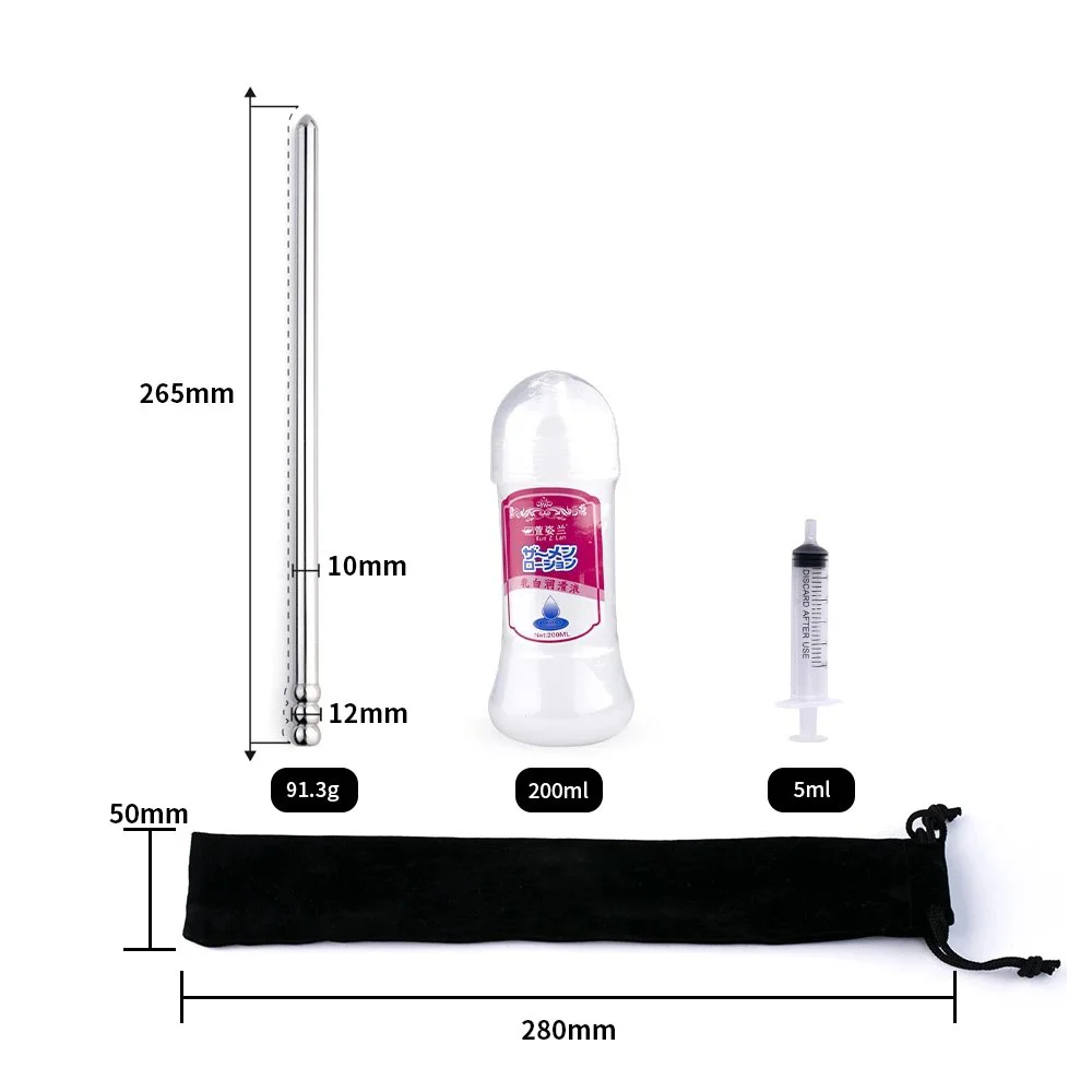 Metal Stainless Steel Multi - Size Urethral Rod Penis Long Horse Eye Dilator Catheter Sound Urethral Toys