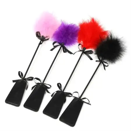 Bondage Kit for Couples Whip Flirting Spanking Paddle Flogger Sex Toy Feather Tickler