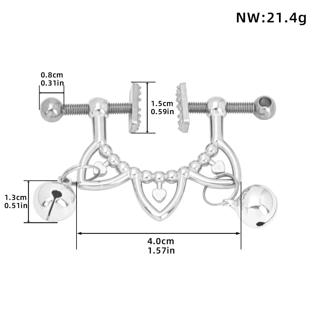 Bondage Set Sex Toys Nipple Clamps with Chain 2 Pcs Nipple Bondage Harness Adjustable Leather Collar Restraint Full Set