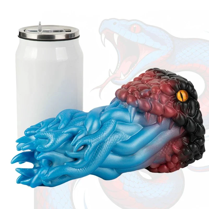 Animal Series Abyssal Python Tongue Male Manual Masturbator Single-Channel Silicone Fantasy Masturbator Realistic Experience