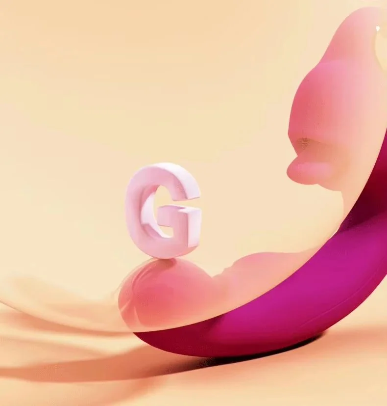 Handheld Female Masturbator Bass Quiet Tongue Licking Vibrator