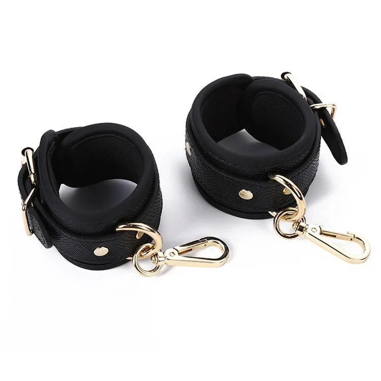 Leather PU Handcuffs Other Sex Toys for Couple