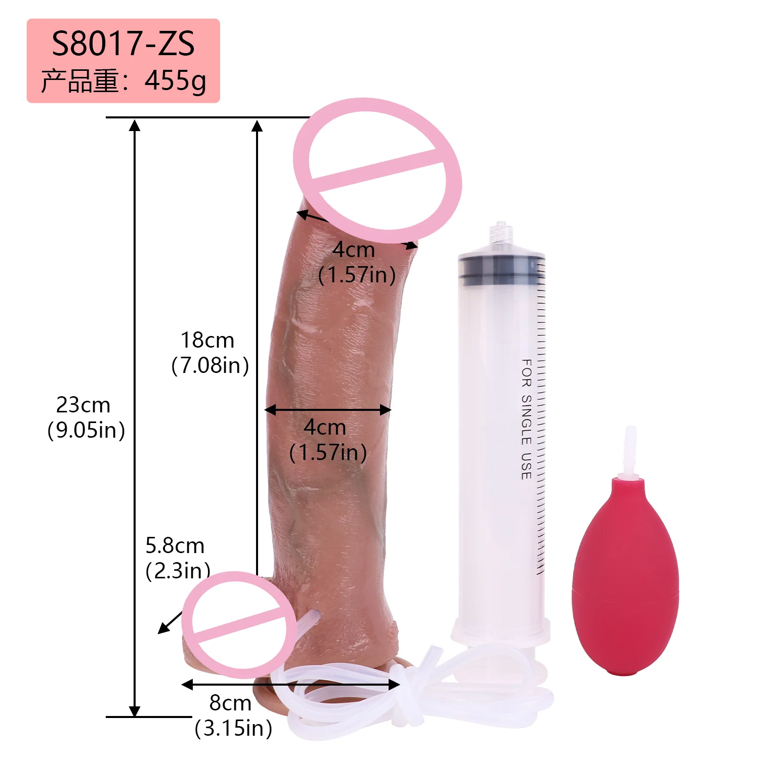 Realistic Squirting Dildo Ejaculating Cumming Dildo Suction Cup G-Spot Anal Hands-Free Soft Dildos Sex Toy for Couples Pleasure