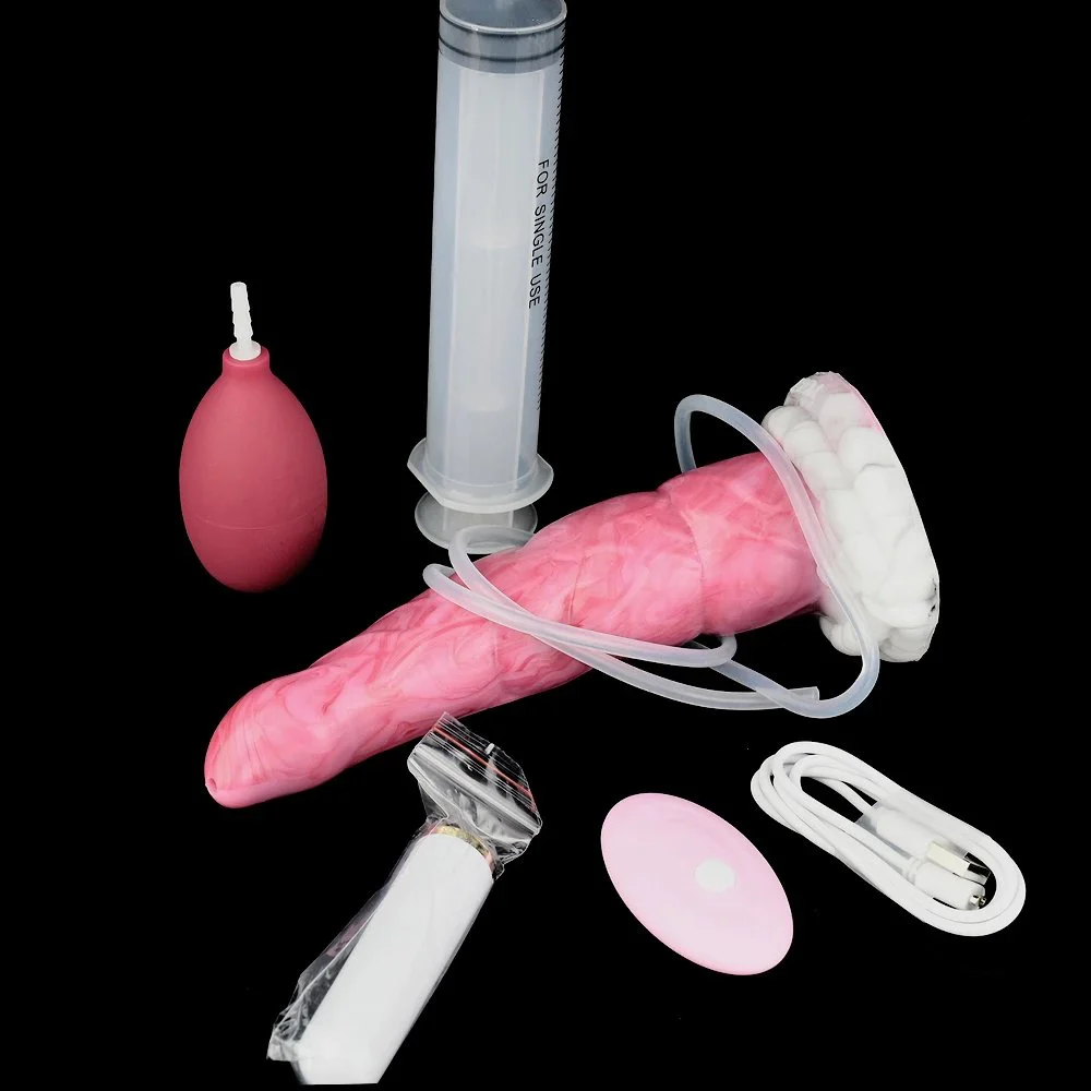 Artificial Rubber Penis Vibrator Sex Toy Squirting Dildo for Women Anal Masturbation Electric Vibrating Dildo Sex Toys