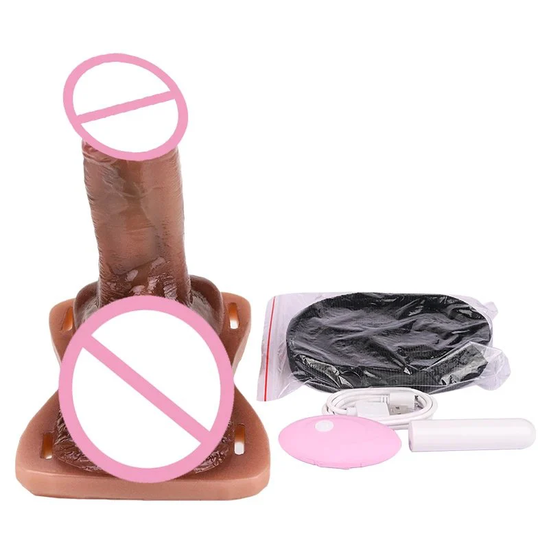 Insertable Sex Grinder Vibrator Strap to Pillow &Towel,strap on Dildo,Vibrating Silicone Grinder for Women G-spot Vibrator