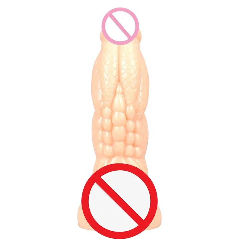 Dildo Artificial Plastic Penis Sex Toy Realistic Dildo Soft Mushroom Head Dildo