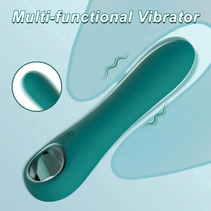 Women's Multi-Functional Green Magic Vibrator Clitoris & G-Spot Stimulating Sex Toys